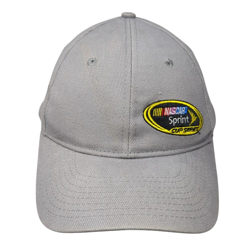 Nascar Sprint Cup Series Strapback Baseball Cap Gray One Size 6 Panel Octagon
